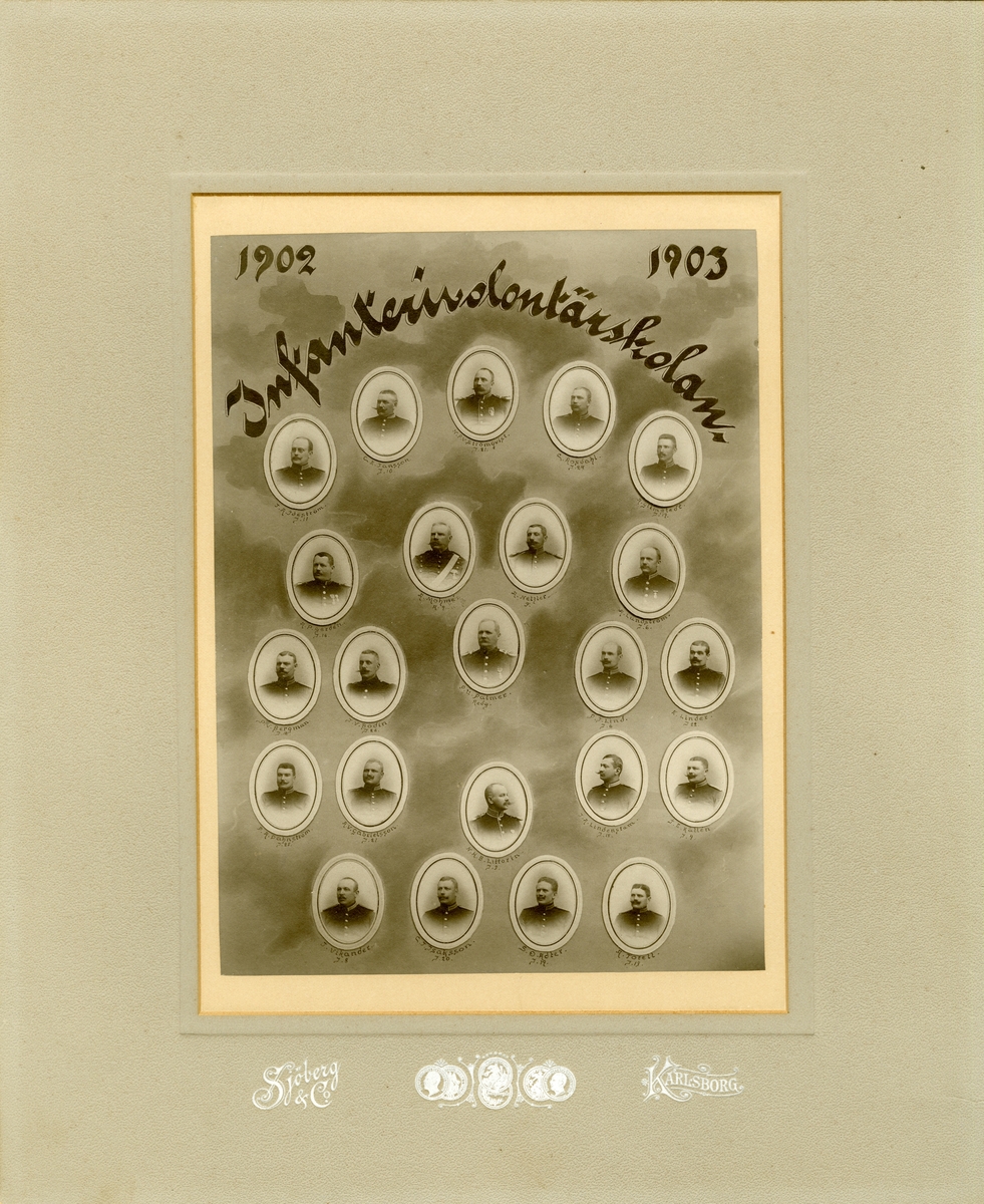 Infanterivolontärskolan 1902-1903.