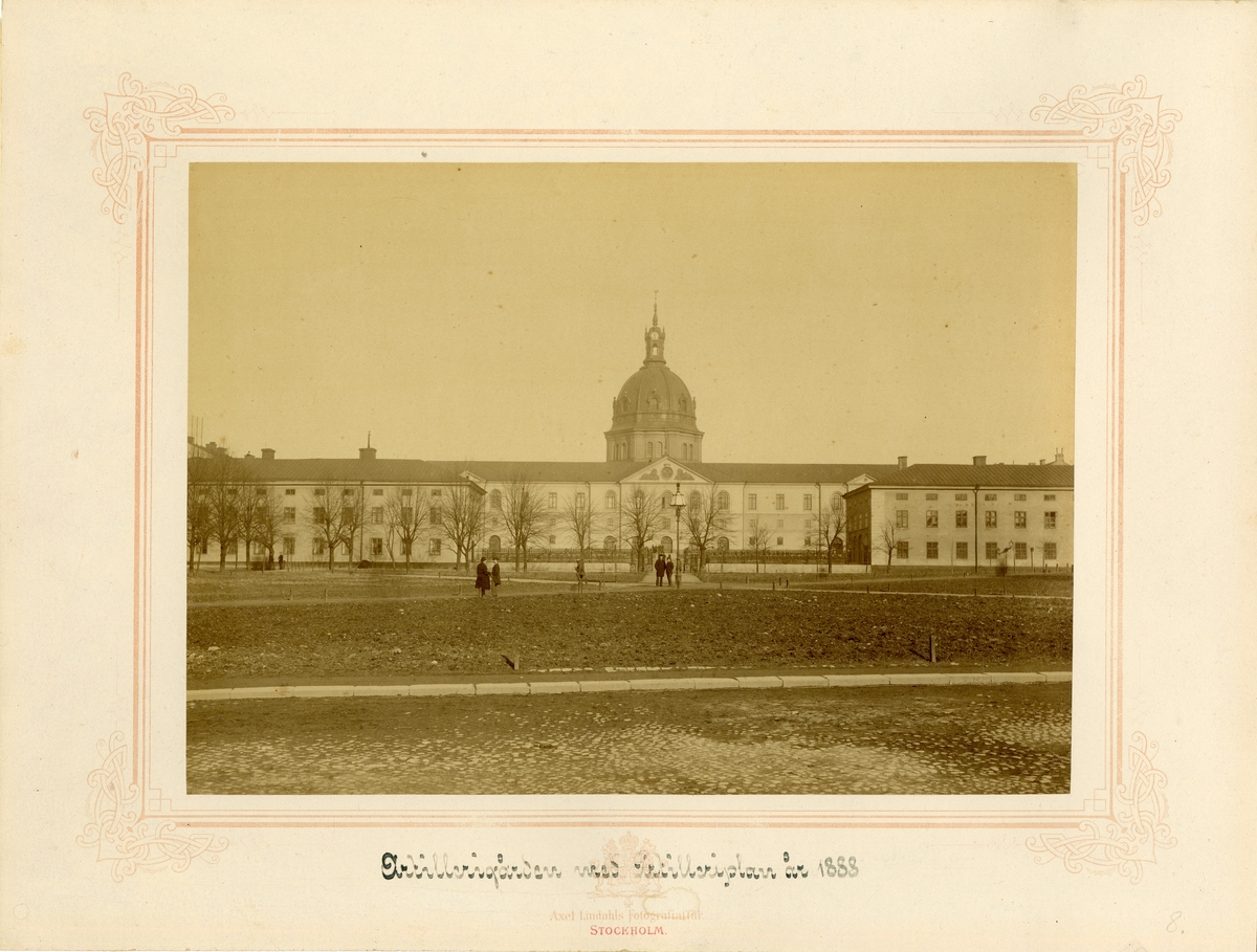 Artillerigården med Artilleriplan år 1888. Dagens Armémuseum.