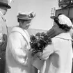 Den 21 maj 1959. Gävle Varv. Stapelavlöpning av M/S 102 Arban.