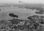 Flygfoto över Herrestad i Värnamo Kommun. Nr. L. 633