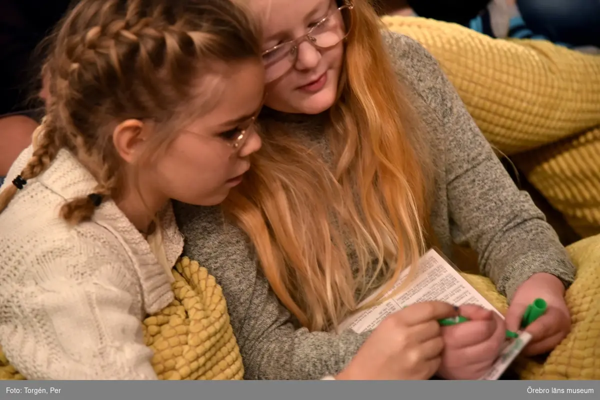 Den 22 November 2017 besöke fröviskolans klass 4 pedagog Cecilia Meyer i utsällningen
"Alla människor" på länsmuseet i Örebro.