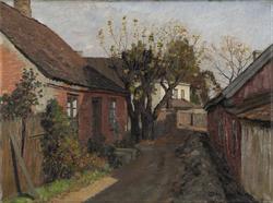 Fra Saxegaardsgate [maleri]