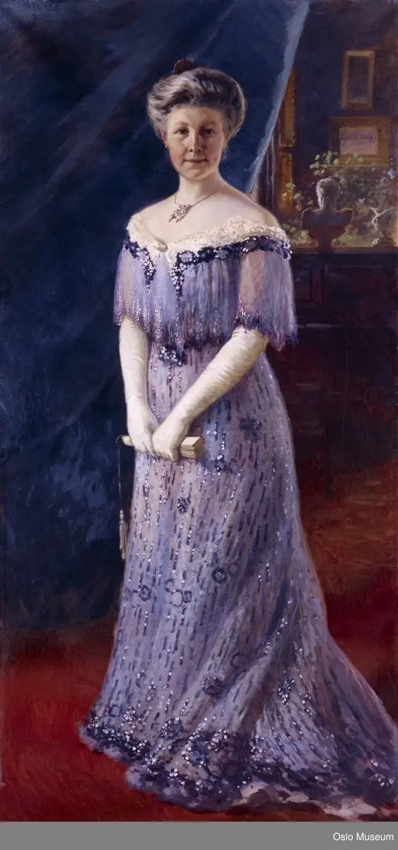 Elisabeth Palæmona Vetlesen, f. Sverdrup. [oljemaleri]