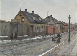 Bispegata, Gamlebyen [maleri]