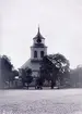Vy av Hedvigs kyrka med Tyska torget i förgrunden, Norrköping 1899.