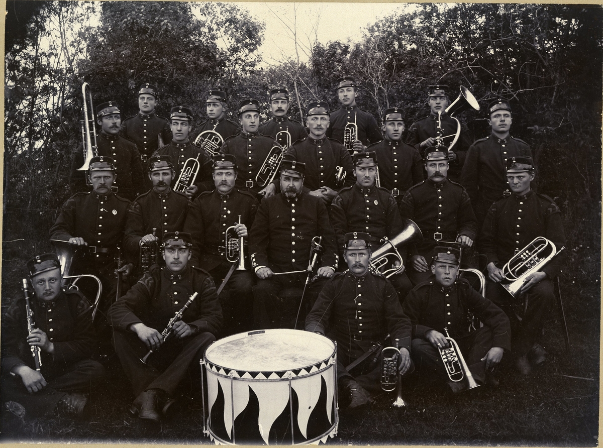 Trondhjemske linjebataljon. Værnes 1904. Fanejunker Aune (1899-1909).