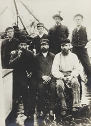 Mannskapsbilde - Skonnertbrigg "Carl Rosinius" 1889