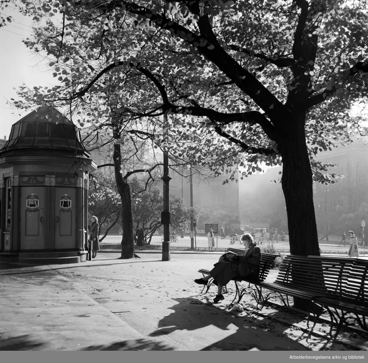 Studenterlunden. Mai 1954