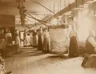 C.K. Schenholm & Son, Kristianstad.
Interiör från spinnhallen. Foto ca 1906.