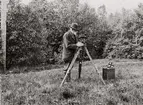 Gruvingenjör Alarik Larsson vid Stribergs Gruvor, 23 augusti 1907.