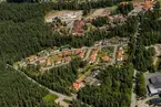 Flygfoto över Holsbybrunn i Vetlanda kommun.