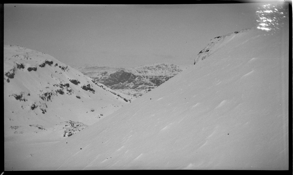Sverre Idsøe på skitur fra Fjellberg til Napen i Suldal.
