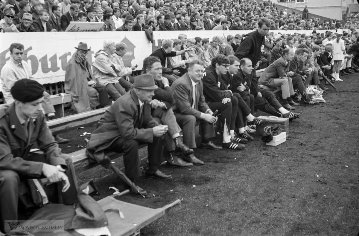 Kvartfinale mellom Fredrikstad-Molde 31.08.1968. Molde tapte 4-3. ."Molde FK, MFK, Molde fotballklubb"