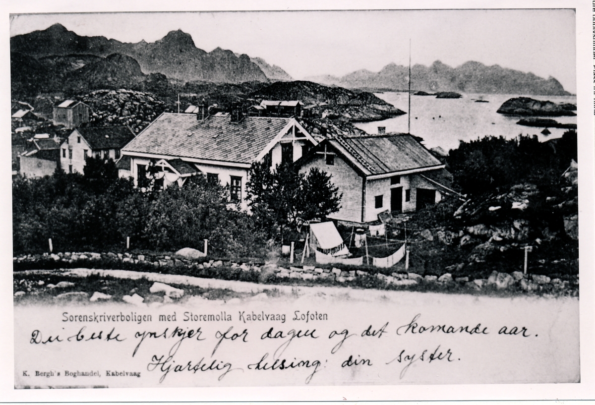 Sorenskrivergården i Kabelvåg. 1915
