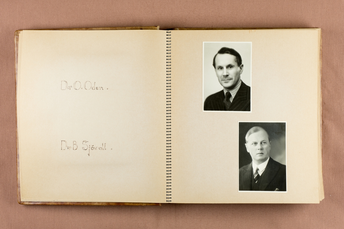Fotoalbum från sjuksköterskeutbildningen i Örebro 1942-45