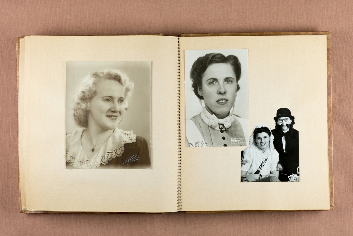 Fotoalbum från sjuksköterskeutbildningen i Örebro 1942-45