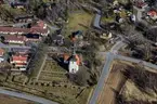 Flygfoto över Lekeryds kyrka i Jönköpings kommun.