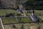 Flygfoto över Lemnhults kyrka i Vetlanda kommun.