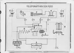 Kopplingsschema, Telefonapparat m/05