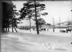 Vinterövning i Norrland, Östersund 1926, Marschkolonn