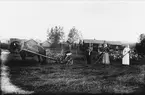 Slåtter vid Janis - Gården i Risätra. Hjertner, Myr - Olle, Maria Elggren, Janis - Johanna