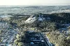 Flygfoto över Taberg i Jönköpings kommun.