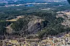 Flygfoto över Taberg i Jönköpings kommun.