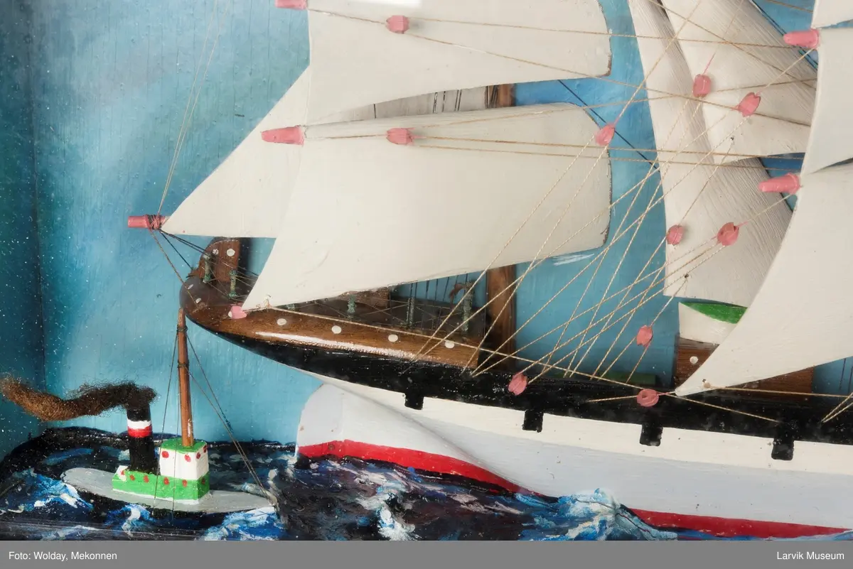 Seilskuten, fullriggeren LANCING