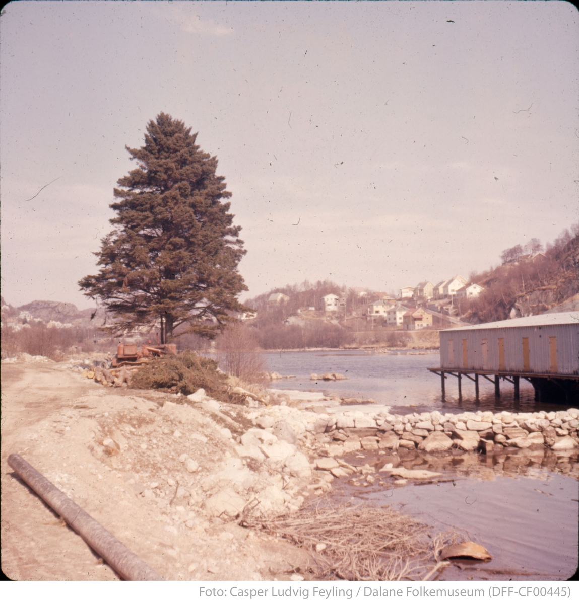 Båthusene ved Lindøyveien i Egersund