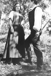 Inspelning av filmen "Finnskogens folk"