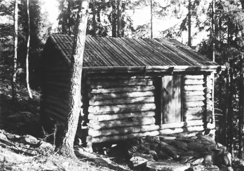 Skvaltkvarnen på Kollsbergs hembygdsgård, flyttad från Matlöpen i Lekvattnet 1927.