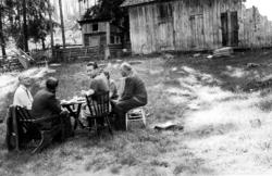 Från v: Sigurd Bograng, Axel Frithiofsson, Richard Broberg, 