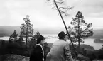 Bernt och Elsa Kronberg f. Weine på Bograngsberget.