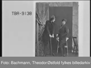 Fra ukjent teater- eller revyoppsetning, ant. i Moss.
"Handelstands funktionerer's Marked " 1916 (protokoll)