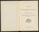 Svenska järnstämplar 1907.
Tryckt.
Ur Carl Sahlins bergshistoriska samling.