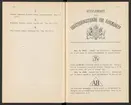 Svenska järnstämplar 1907.
Tryckt.
Ur Carl Sahlins bergshistoriska samling.