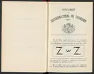 Svenska järnstämplar 1908-1929.
Tryckt.
Ur Carl Sahlins bergshistoriska samling.