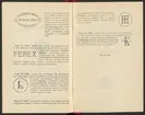 Svenska järnstämplar 1908-1929.
Tryckt.
Ur Carl Sahlins bergshistoriska samling.