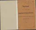 Stämpelbok för Svenska Järnverken 1864, med supplement 1867.
Delvis handskrift.
Ur Carl Sahlins bergshistoriska samling.