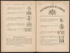 Registreringstidning för varumärken 1885. Serie A, Svenska järnstämplar.
Tryckt.
Ur Carl Sahlins bergshistoriska samling.