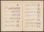 Registreringstidning för varumärken 1885. Serie A, Svenska järnstämplar.
Tryckt.
Ur Carl Sahlins bergshistoriska samling.