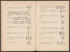 Registreringstidning för varumärken 1885. Serie A, Svenska järnstämplar.
Tryckt.
Ur Carl Sahlins bergshistoriska samling.