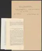 Stora Kopparbergets kronologi.

Ur Carl Sahlins bergshistoriska samling.