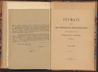 Stora Kopparbergs bergslag.
Litteratur m.m. om Fet-Mats.
Ur Carl Sahlins bergshistoriska samling.