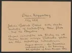 Stora Kopparbergets kronologi.

Ur Carl Sahlins bergshistoriska samling.