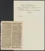 Stora Kopparbergets kronologi.

Ur Carl Sahlins bergshistoriska samling.