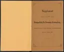 Stämpelbok för Svenska Järnverken 1864, med supplement 1867.
Tryckt.
Ur Carl Sahlins bergshistoriska samling.