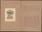 Stämpelbok för järnverken i Sverige 1877.
Tryckt.
Ur Carl Sahlins bergshistoriska samling.