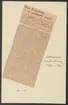 Stora Kopparbergets kronologi. 

Ur Carl Sahlins bergshistoriska samling.