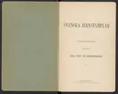 Svenska järnstämplar 1897.
Tryckt.
Ur Carl Sahlins bergshistoriska samling.